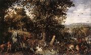 BRUEGHEL, Jan the Elder Garden of Eden fdgd china oil painting reproduction